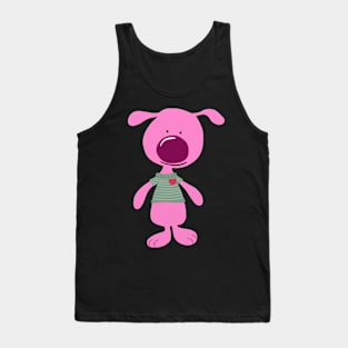 The Cutest Pink Dog Ever! | Cherie's Art (c)2021 Tank Top